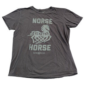 Modern Norse Horse God of War T shirt